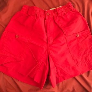 Men’s Red AFTCO shorts// size 30